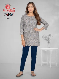Kundan Zara Vol 1 Short Top Design for Women