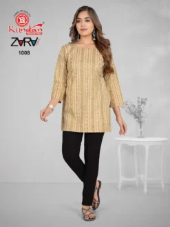 Kundan Zara Vol 1 Short Top Design for Women