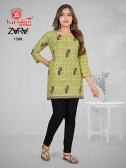 Kundan Zara Vol 1 Short Top Design for Women
