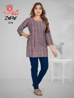 Kundan Zara Vol 1 Short Top Design for Women