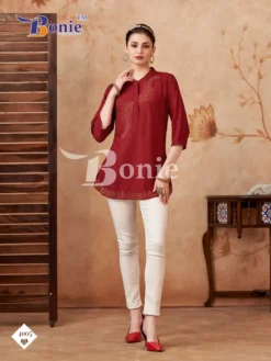 Bonie Berkha Vol 5 Short Top Design for Girl