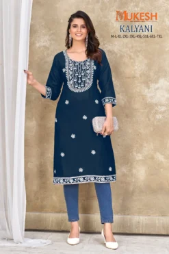 Mukesh Kalyani Kurti Collection Wholesale