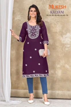 Mukesh Kalyani Kurti Collection Wholesale