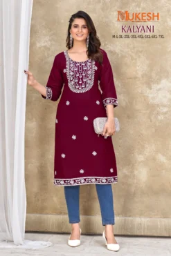 Mukesh Kalyani Kurti Collection Wholesale