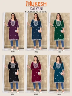 Mukesh Kalyani Kurti Collection Wholesale