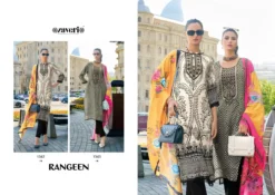 Zaveri Rangeen New Design Kurti Pant Set