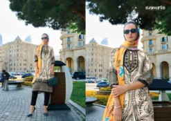 Zaveri Rangeen New Design Kurti Pant Set