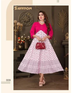 Fashion Talk Saffron Vol 2 Rayon Kurti for Women