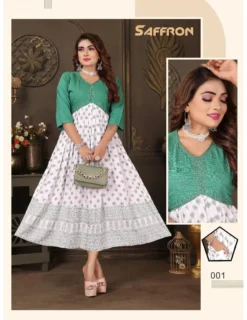 Fashion Talk Saffron Vol 2 Rayon Kurti for Women