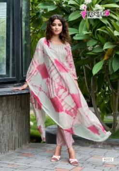 Mystic 9 Shagun Vol 4 Kurti Pant Set with Dupatta Under 500