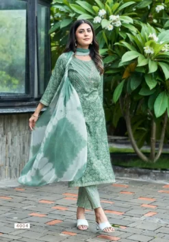 Mystic 9 Shagun Vol 4 Kurti Pant Set with Dupatta Under 500