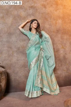 Sumitra Vol-4 Top Dyed Sequence Lining Saree Wholesale