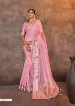 Sumitra Vol-4 Top Dyed Sequence Lining Saree Wholesale