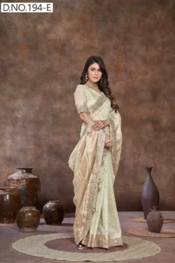 Sumitra Vol-4 Top Dyed Sequence Lining Saree Wholesale