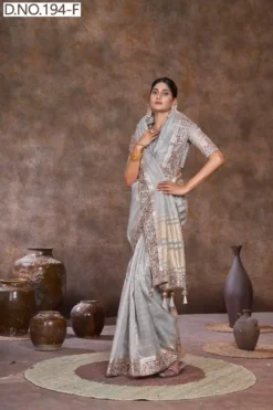 Sumitra Vol-4 Top Dyed Sequence Lining Saree Wholesale