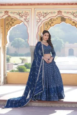 Georgette Party Wear Lehenga Choli for Women