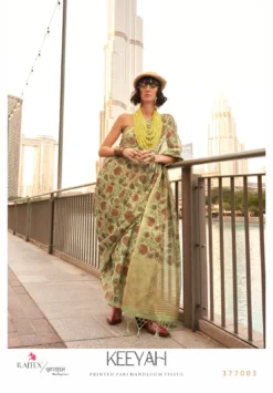 Rajtex Keeyah Handwoven Tussar Silk Saree