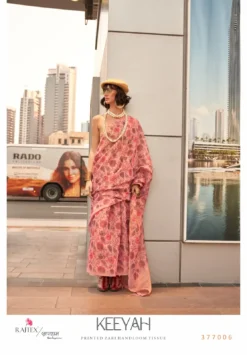 Rajtex Keeyah Handwoven Tussar Silk Saree