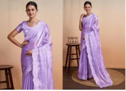 Serena Organza Saree for Wedding