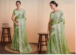 Serena Organza Saree for Wedding