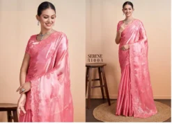 Serena Organza Saree for Wedding