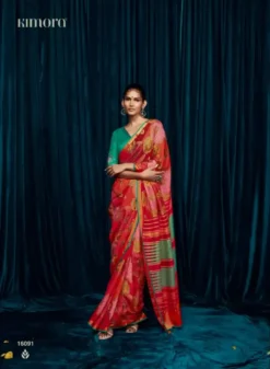 Kimora Meera Vol-12 Brasso Silk Saree for Wedding