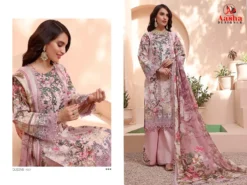 Aasha 1004 A And B Chiffon Dupatta Pakistani Suit Collection