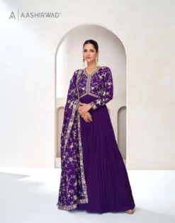 Aashirwad Veronica Premium Silk Designer Wedding Gown