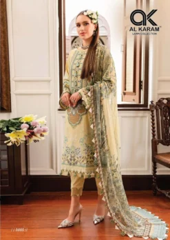 Al Karam Queen Court Vol 5 Cambric Cotton Dress Material Collection