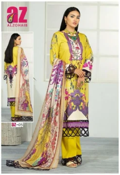 Alzohaib Zoohra Vol 1 Ready Made Cotton Printed Collection