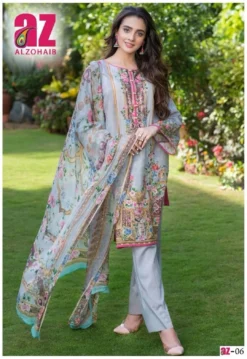 Alzohaib Zoohra Vol 1 Ready Made Cotton Printed Collection