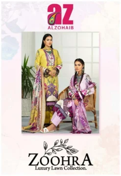 Alzohaib Zoohra Vol 1 Ready Made Cotton Printed Collection