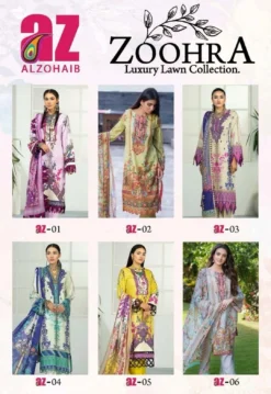 Alzohaib Zoohra Vol 1 Ready Made Cotton Printed Collection