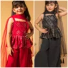 Baby 117 Designer Kid Wear Sharara Suit With Dupatta