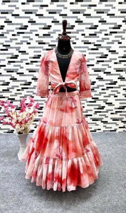 Baby 127 Kid Wear Lehenga Choli With Fancy Blouse Design