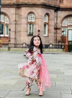 Baby 160 Designer Kid Wear Dhoti Salwar With Dupatta