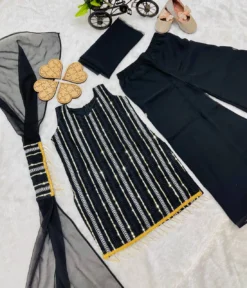 Baby 172 Designer Kid Wear Sharara Suit With Dupatta