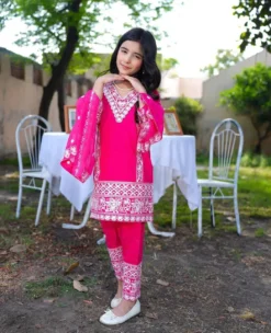 Baby 505 Designer Mom & Daughter Combo Set Ready To Wear Collection
