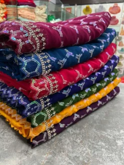 Bhagwati 111 Georgette Sequence Work Party Wear Saree