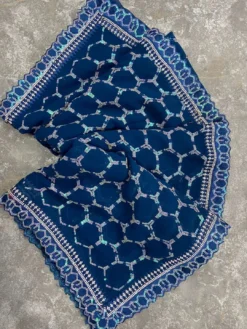 Bhagwati 111 Georgette Sequence Work Party Wear Saree