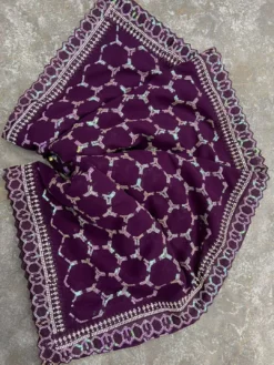 Bhagwati 111 Georgette Sequence Work Party Wear Saree