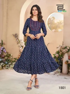 Blue Hills Sarfaraz Vol 15 Nx Rayon Printed Kurti Wholesale