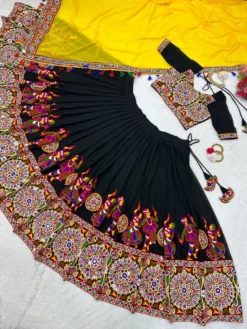 Deepika 05 Designer Navratri Lehenga Choli Black