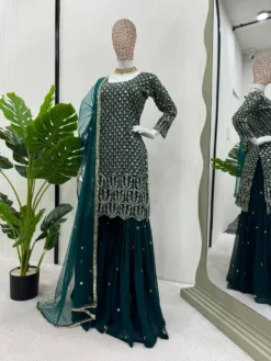 Deepika Vol 14 Pakistani Gharara Suit Black Collection