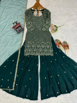 Deepika Vol 14 Pakistani Gharara Suit Black Collection