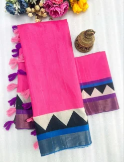 Designer Subh Lilen Saree Stylish Digital Print