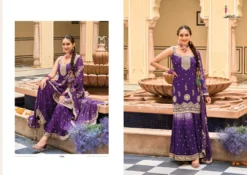 Eba Alfaaz Heavy Chinnon Embroidered Salwar Suit Collection