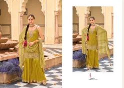 Eba Alfaaz Heavy Chinnon Embroidered Salwar Suit Collection