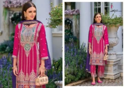 Eba Arzo Embroidery Kurti Pant With Dupatta Collection