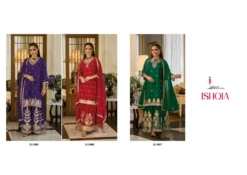 Eba Ishqia Heavy Chinnon Designer Readymade Suits Collection